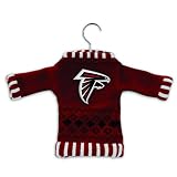 Pack of 3 NFL Atlanta Falcons Knit Sweater Christmas Ornaments 5.5"