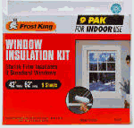 Frost King V73/9H 42x62 Window Insulation Kit 9 Pak