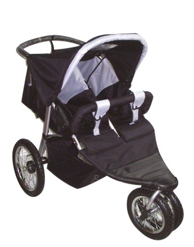 Brand New Double Deluxe Jogging Pushchair By Safetech Picture