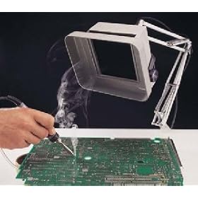 OK Inds. Fume Absorber, Benchtop, W Articulating Arm by