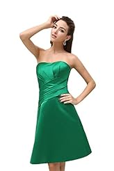Short Satin/Silk Bridesmaid Dress 
