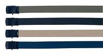 4294 MILITARY COLOR WEB BELTS W/BLACK BUCKLE