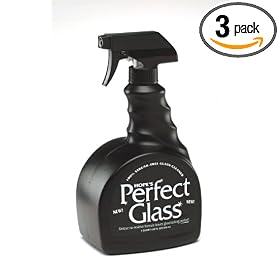 Hope's Perfect Glass  Cleaner, 32-Ounce Spray Bottles in 2-Count Packages (Pack of 3)