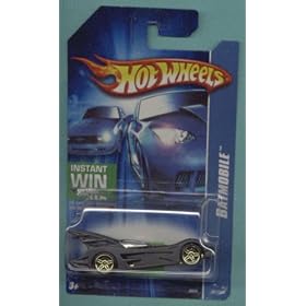 Mattel Hot Wheels 2006 1:64 Scale Black Batmobile Die Cast Car #207 by Mattel