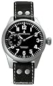 Chase-Durer Men's Warhawk Mechanical Black Dial Vintage Leather Watch #607.1BB-LEA