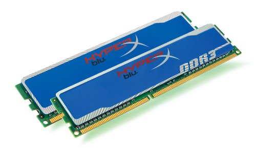Kingston HyperX Blu 2 GB Kit (2x1 GB Modules) 1600MHz DDR3 DIMM Desktop Memory KHX1600C9D3B1K2/2GETR