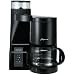 Capresso 453.01 CoffeeTeam Luxe 10-Cup Electronic Coffeemaker with Conical Burr Grinder, Black