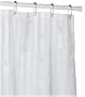 Croscill Fabric Shower Curtain Liner, White