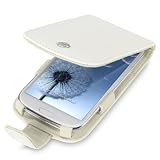 SAMSUNG i9300 GALAXY S3 TERRAPIN ECHTES LEDER TASCHE CASE H�LLE IN WEI�, QUBITS RETAIL VERPACKUNGvon "TERRAPIN"