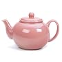 RSVP Stoneware Teapot Pink