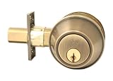 Wright Products S2US5 Impressions Single-Cylinder Deadbolt, Antique Brass