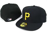 Pittsburgh Pirates NEW ERA Fitted Baseball Hat - Black