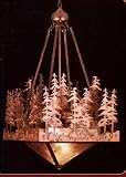 LAMPS BEAUTIFUL Rustic Lodge Pine Lake Chandelier by Meyda Tiffany--Excellent customer service--see our feedback.