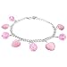 The Stainless Steel Jewellery Shop - Fashion Crystal Glass Love Heart Beads Ball Charm Bracelet/Ankl