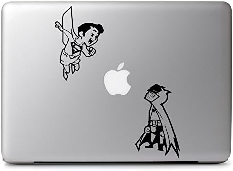 Superman Teases Batman Who Can't Fly - Macbook Air / Pro 11" 13" 15" 17" Laptop Vinyl Decal Sticker