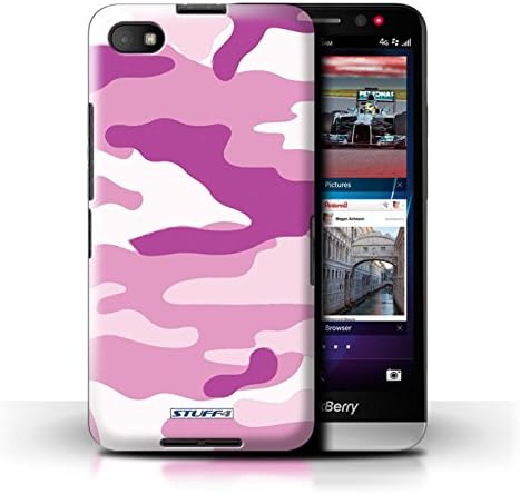 STUFF4 Phone Case / Cover for Blackberry Z30 / Pink 2 Design / Camouflage Army Navy Collection