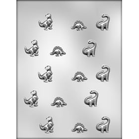 Buy CK Products 1-1 4-Inch Dinosaur Assortment Chocolate Mold now!