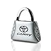 Toyota Camry Clear Crystals Purse Shape Key Chain