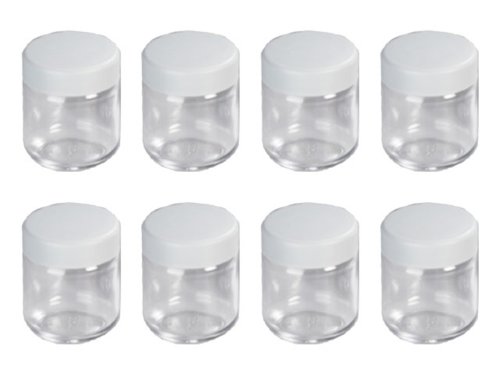 Severin - EG3517 - Jeu De 8 Pots Verre de 150 ml pour Yaourtiere avec couvercle