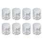 Severin - EG3517 - Jeu De 8 Pots Verre de 212 ml pour Yaourtière avec couvercle