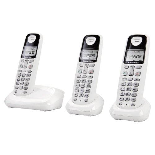 T�l�phone fixe SAGEMD17TBLANCTRIO
