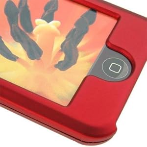 CRYSTAL FACEPLATE SNAP-ON RUBBER COATED CASE FOR APPLE IPOD TOUCH 1ST GENERAT...