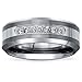 Tungsten Carbide Diamond Men's Wedding Band .20CTW (H-I I2)