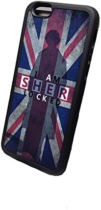I am sherlocked Sherlock Holmes Iphone 6 (4.7-Inch) Black Flexible Soft TPU Case Slim Case for iPhone 6 (4.7) (2014)