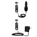 Essential Kit for the Sandisk Sansa Express includes a Car and Wall Charger - Gomadic Brand w/ TipExchange Technology