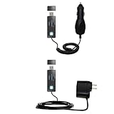 Essential Kit for the Sandisk Sansa Express - includes Car and Wall Charger with Rapid Charge Technology - Gomadic Brand w/ TipExchange Technology