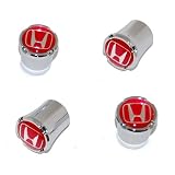 Honda Valve Stem Caps - Red High-End Quality