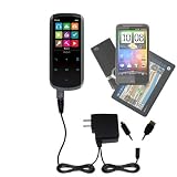 Double Wall Home Charger with tips including a tip for the RCA M4608 Lyra Digital Media Player – uses Gomadic TipExchange Technology