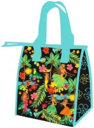 Hawaiian Lunch Bag Gift Basket Mulvadi Coffee Whole Bean 100% Pure Kona 4 Bags