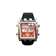 Disney ディズニー 世界初 ミッキー スクエア デジタル タイプ 時計 オレンジ 文字盤 ラバーベルト 隠れミッキー【在庫わずか】【お買い得品】【セール】【バーゲン】【クリアランス】【世界限定数生産】
