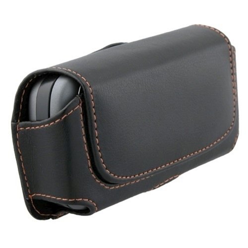 Universal Horizontal Large Slim Pouch Case -Black for Apple iPod Classic