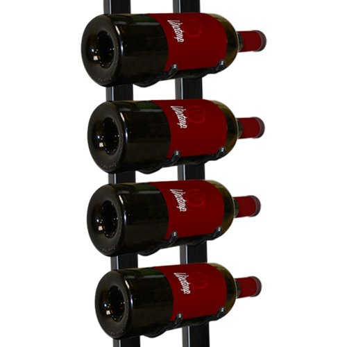Image of Vinotemp Metal Wall-Mount 9-Bottle Wine Rack, Black