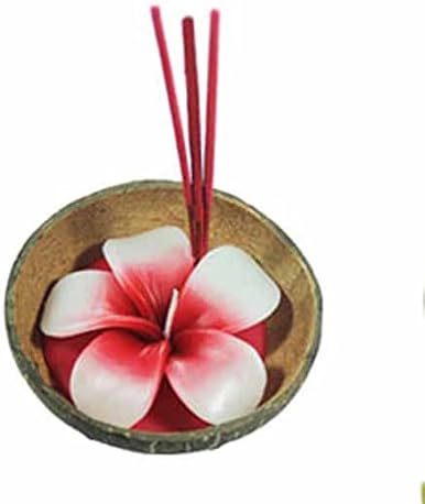 Plumeria Tealight Candle in Coconut Shell (Floating Candle)/pieces