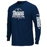 NFL New England Patriots Primary Receiver Adult Long Sleeved Basic Tee