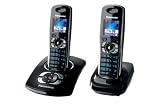 Panasonic KXTG8322 Colour DECT Twin With Answer Machine - Black