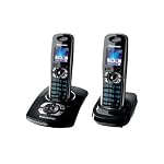 Panasonic KXTG8322 Colour DECT Twin With Answer Machine - Black