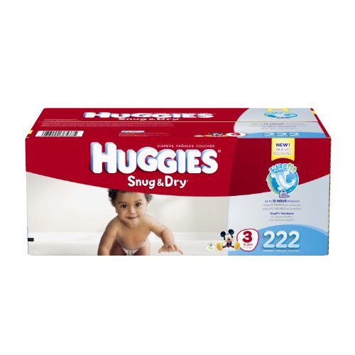 Where to buy Huggies Snug and Dry Diapers Size 3 Economy Plus Pack 222