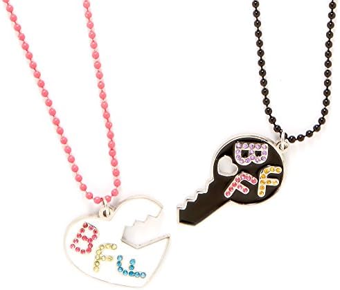 On The Verge 2-pc. BFF Heart & Key Necklace Set No Size Multi