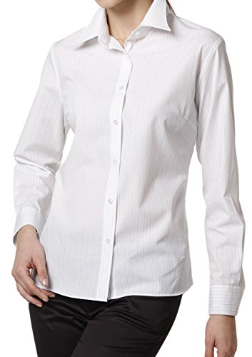 （コルレオニス）ＣｏｒＬｅｏｎｉｓ シャツブラウス　長袖　ツーカラードストライプ