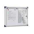 Nobo Schaukasten Innenbereich Metallr�ckwand/1901798 51x37x2,2 cm / 2x A4