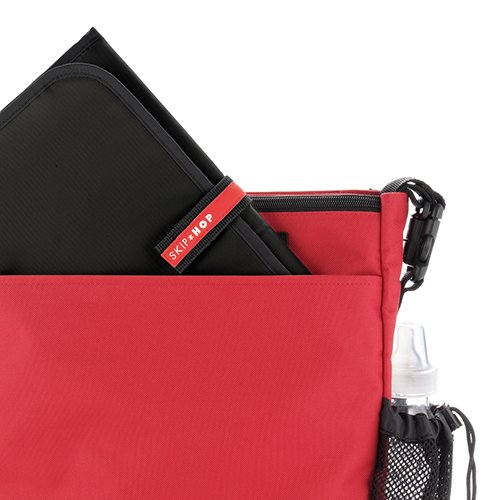 Imagen 5 de Skip Hop DUO-CAN-RED - Bolso para pañales y cambiador, color rojo