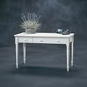 Harbor View Collection Wood Writing Desk in Antique White