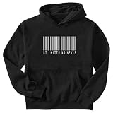 Sweatshirt Black  Barcode St. Kitts & Nevis  Country