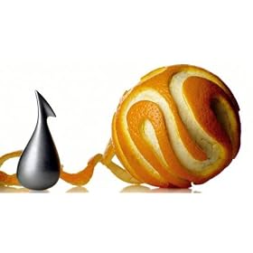 Alessi Apostrophe Orange Peeler