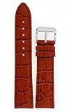Leather Watch Band 24mm Light Brown