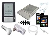 iShoppingdeals - 9 Item Accessory Bundle Combo for Amazon Kindle 2 (2nd Generation) Digital eBook Reader